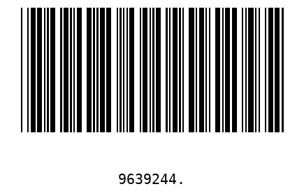 Barcode 9639244