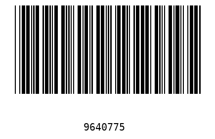 Barcode 9640775
