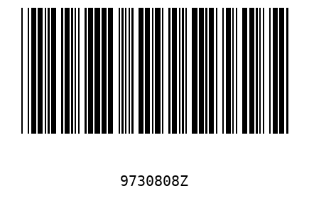 Barcode 9730808