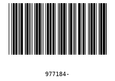 Barcode 977184