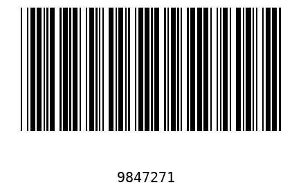 Bar code 9847271