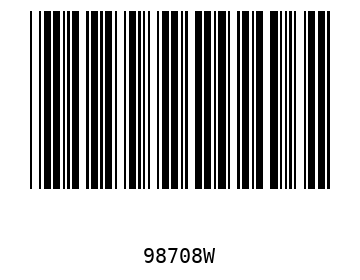 Barra Código, Code 39 98708