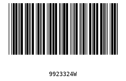 Barcode 9923324