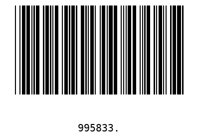 Bar code 995833