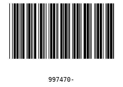 Barcode 997470