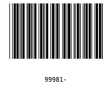 Barra Código, Code 39 99981
