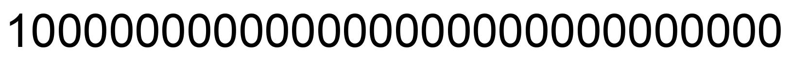 Number 100000000000000000000000000000 one hundred octillion