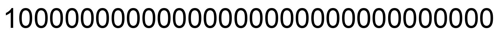 Number 10000000000000000000000000000000 ten nonillion