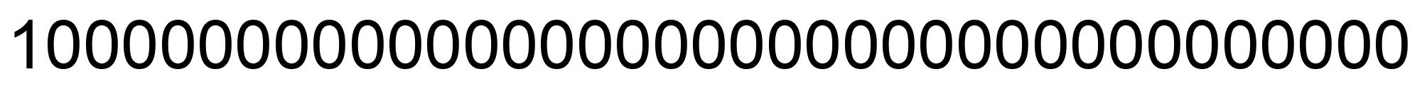 Number 1000000000000000000000000000000000000 one undecillion