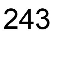 Número 243, la enciclopedia de los números numero.wiki