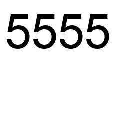 5555 (número), la enciclopedia de los números
