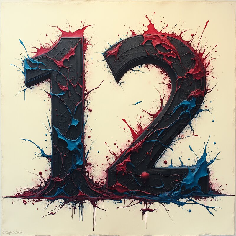 Foto artístico del número 12