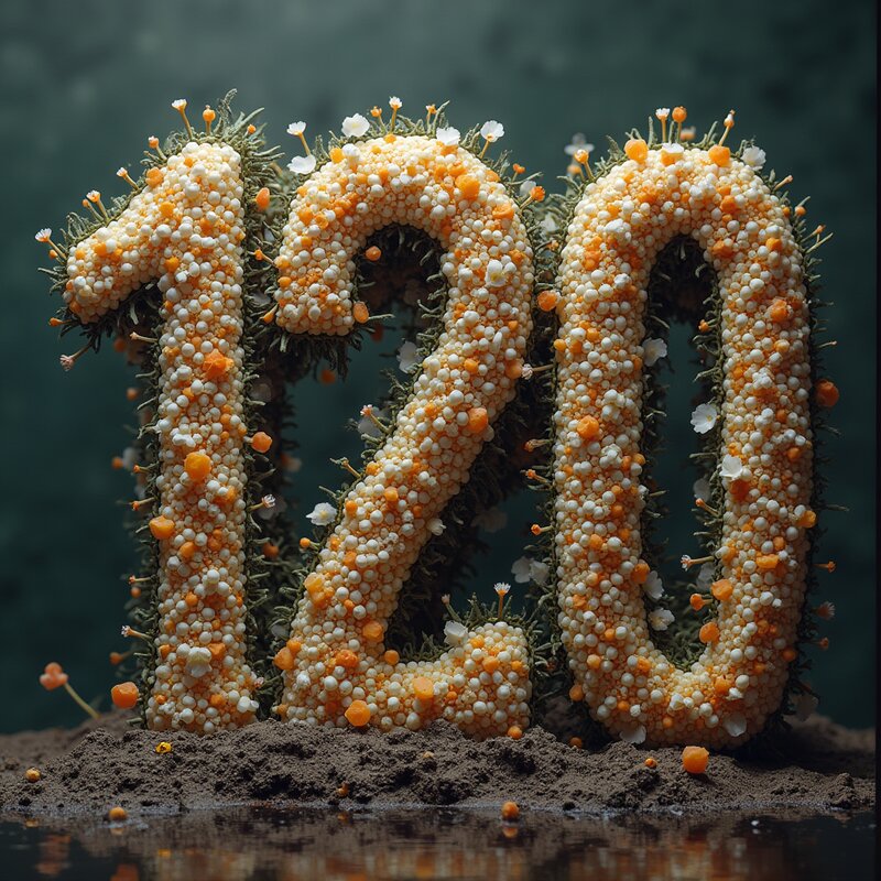 Artistic photo of number 120