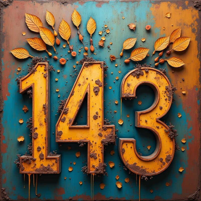 Artistic photo of number 143