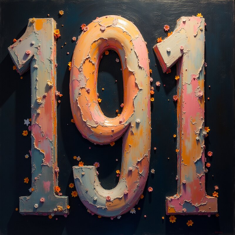 Artistic photo of number 191