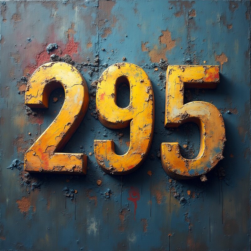 Artistic photo of number 295