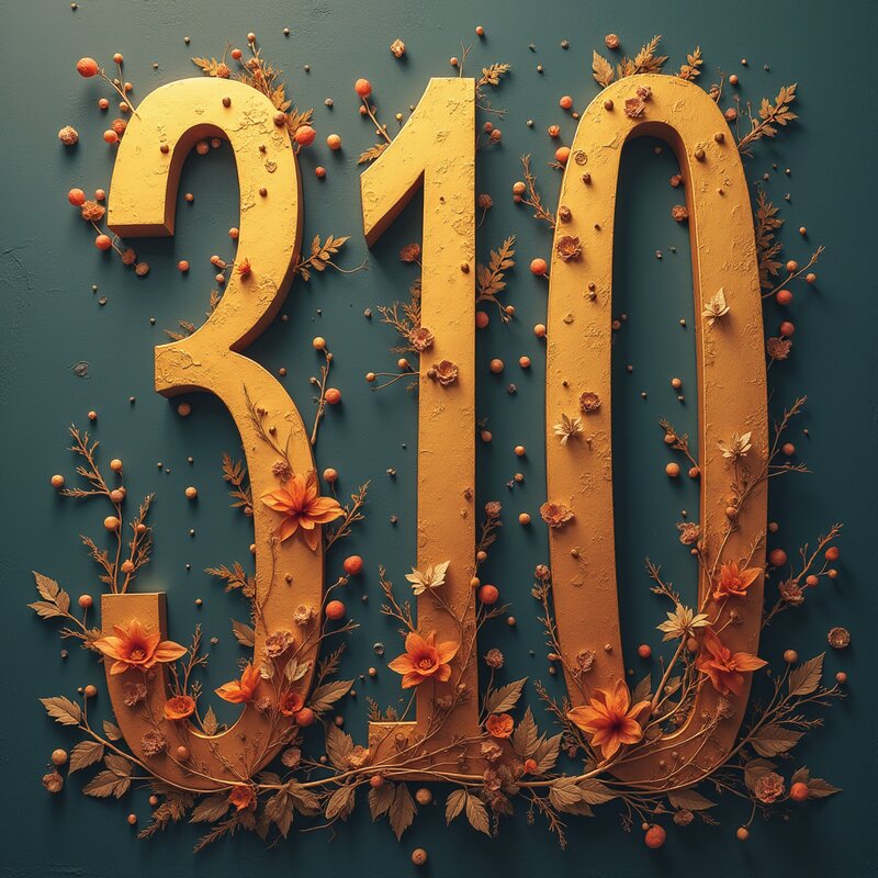 Foto artístico del número 310