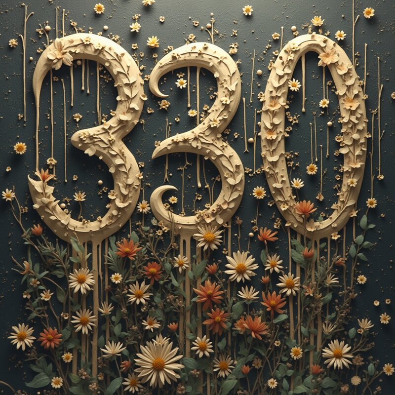 Artistic photo of number 330