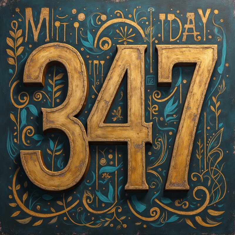 Foto artístico del número 347