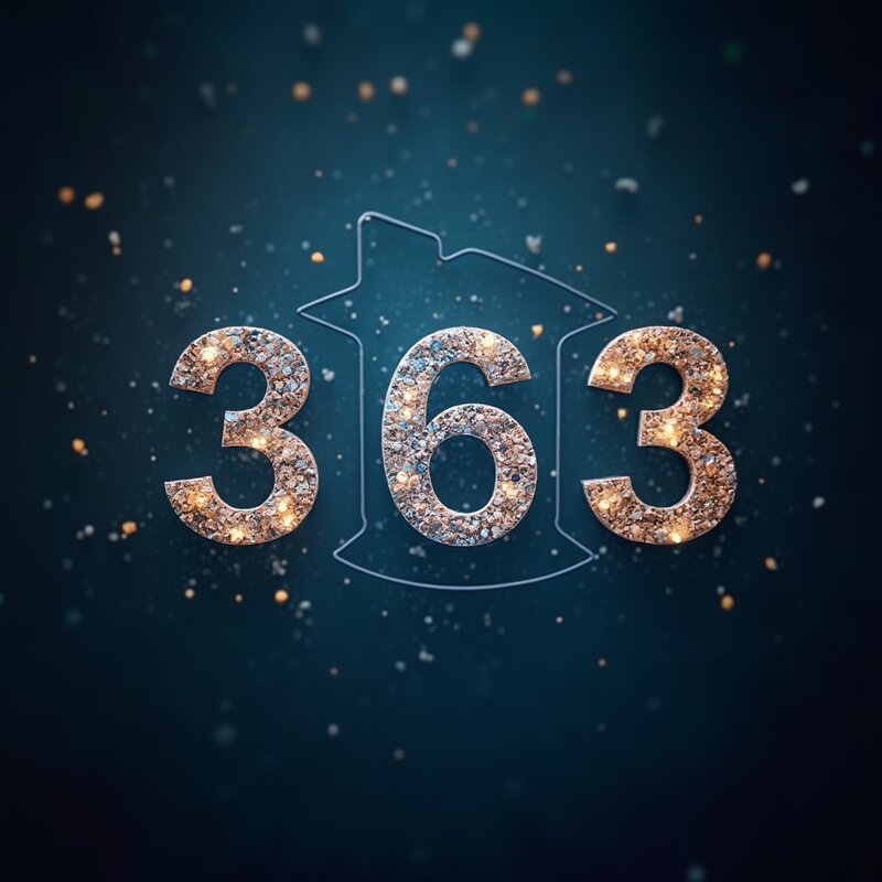 Artistic photo of number 363