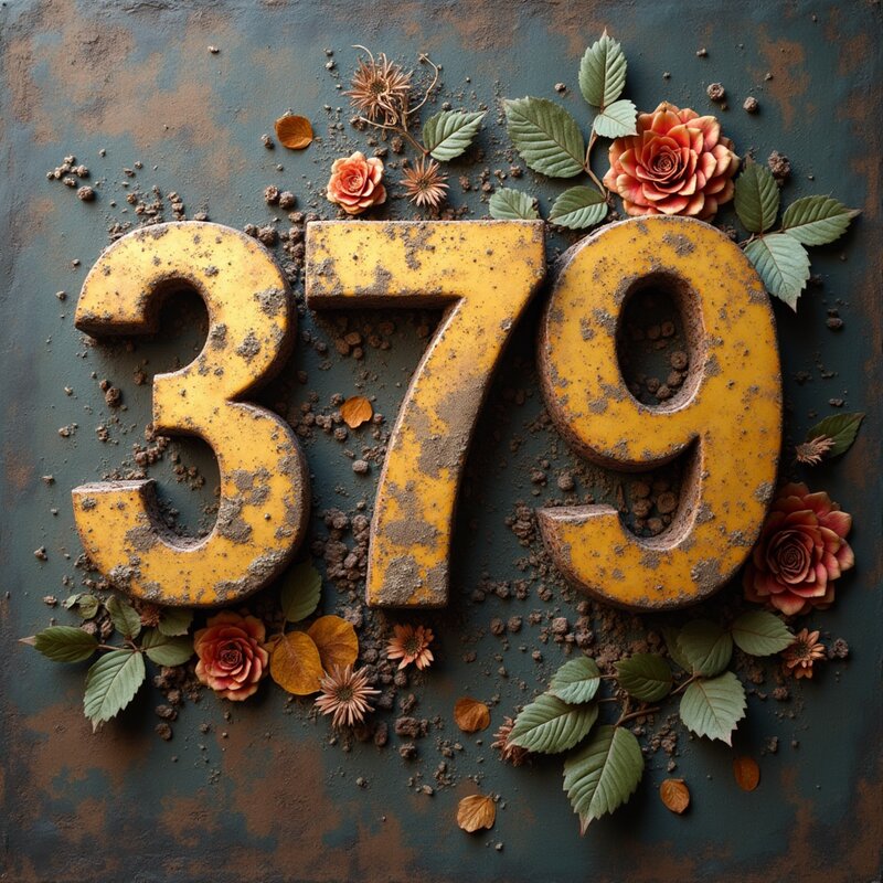 Artistic photo of number 379