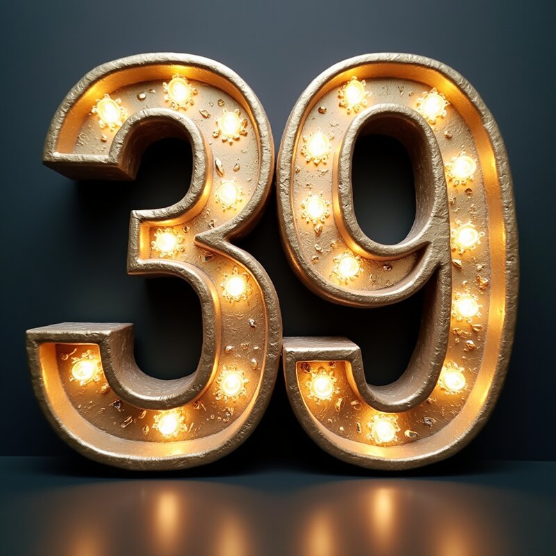 Foto artístico del número 39