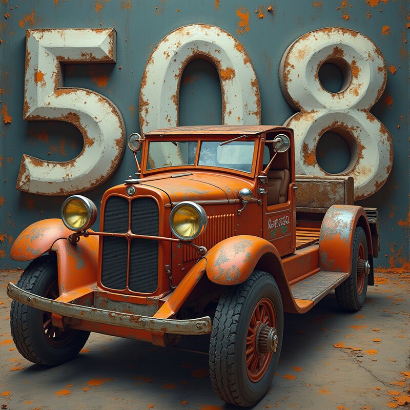 Artistic photo of number 508