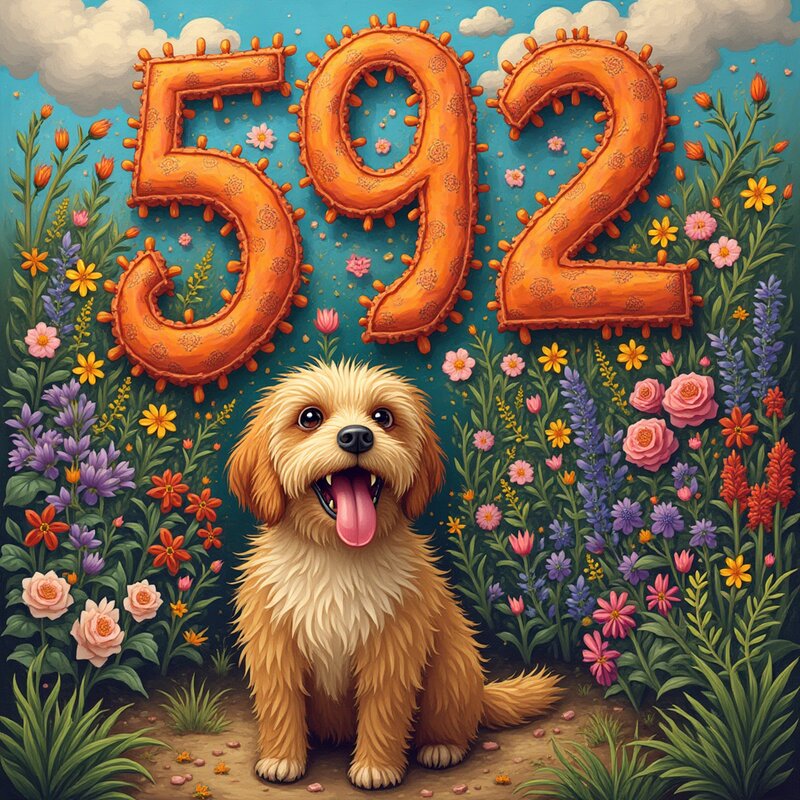 Foto artístico del número 592