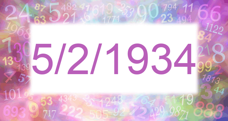 Numerología de la fecha 5/2/1934