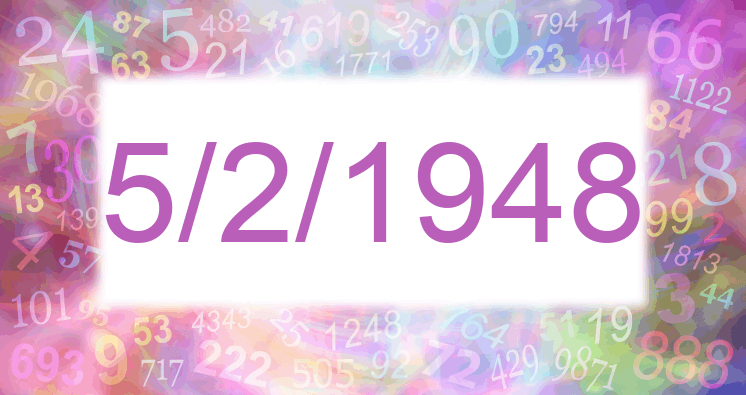 Numerología de la fecha 5/2/1948