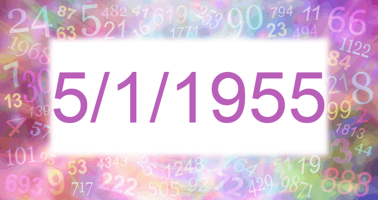Numerología de la fecha 5/1/1955