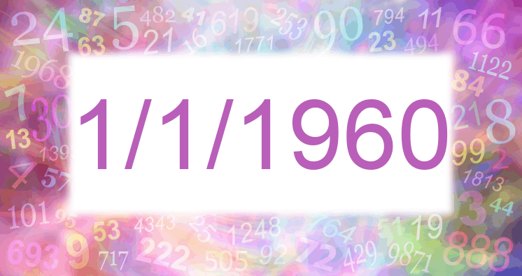 Numerología de la fecha 1/1/1960