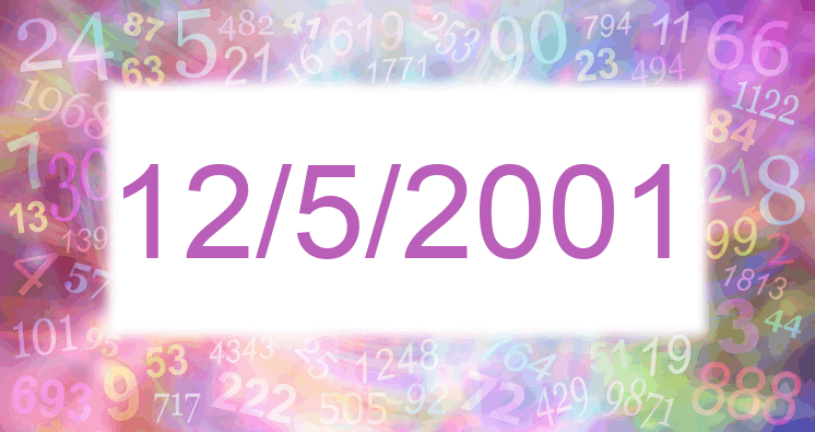Numerología de la fecha 12/5/2001