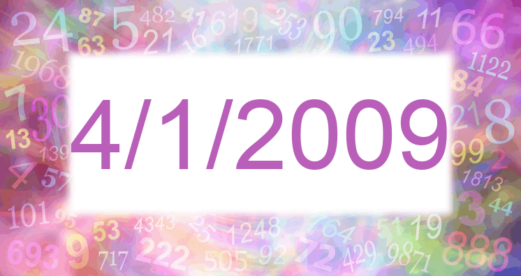 Numerología de la fecha 4/1/2009