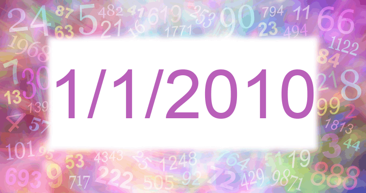 Numerología de la fecha 1/1/2010