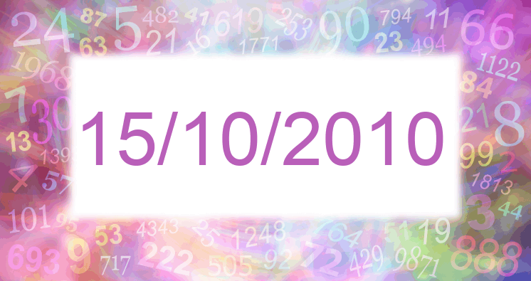 Numerología de la fecha 15/10/2010