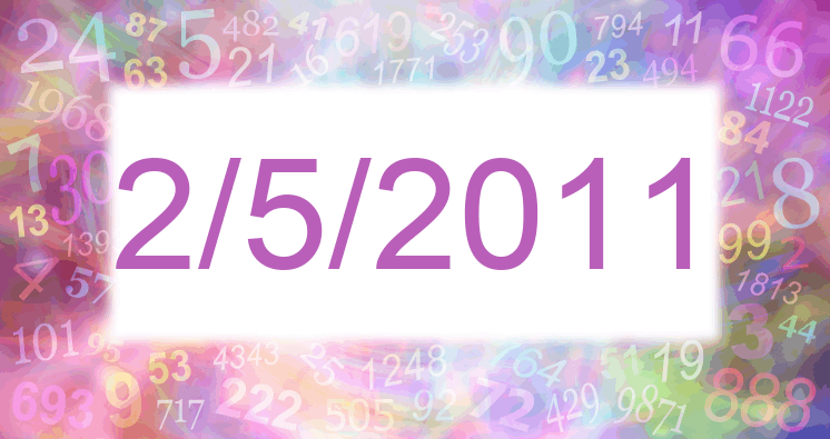 Numerología de la fecha 2/5/2011