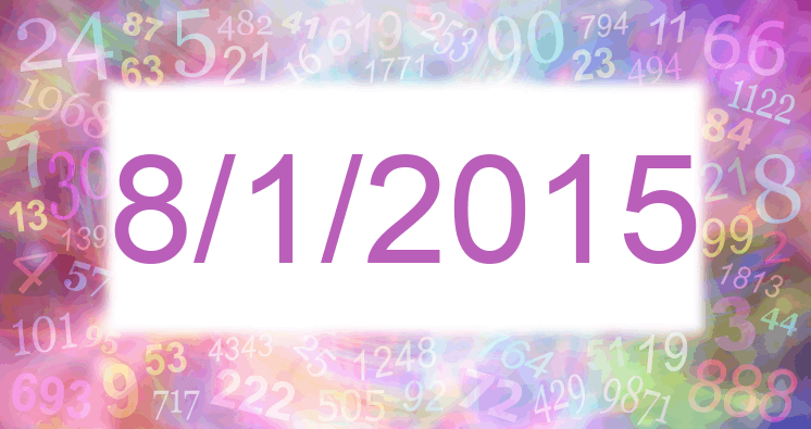 Numerología de la fecha 8/1/2015