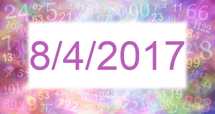 Numerología de la fecha 8/4/2017