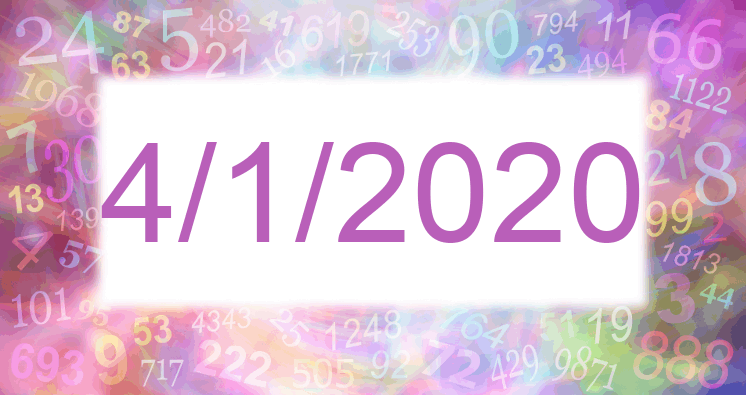 Numerología de la fecha 4/1/2020