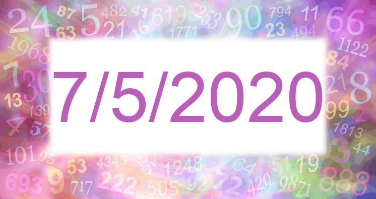 Numerología de la fecha 7/5/2020