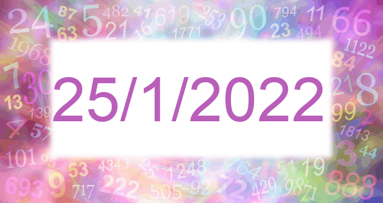 Numerología de la fecha 25/1/2022