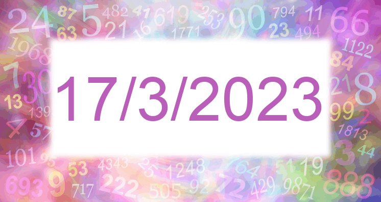Numerología de la fecha 17/3/2023