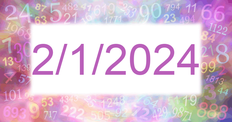 Numerología de la fecha 2/1/2024