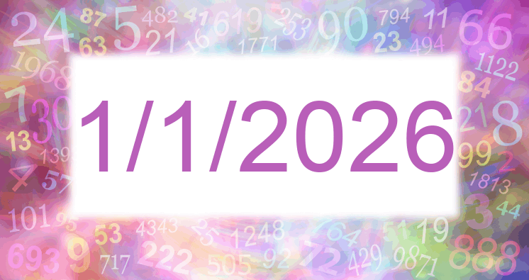 Numerología de la fecha 1/1/2026