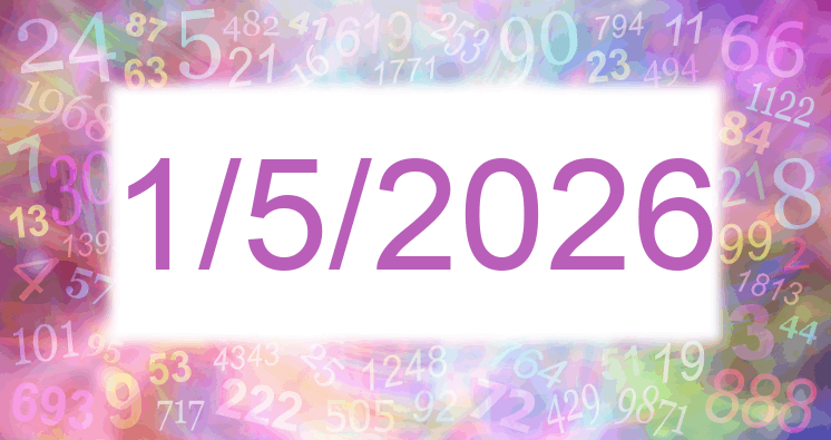Numerología de la fecha 1/5/2026