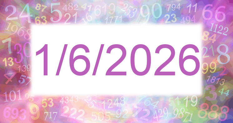 Numerología de la fecha 1/6/2026