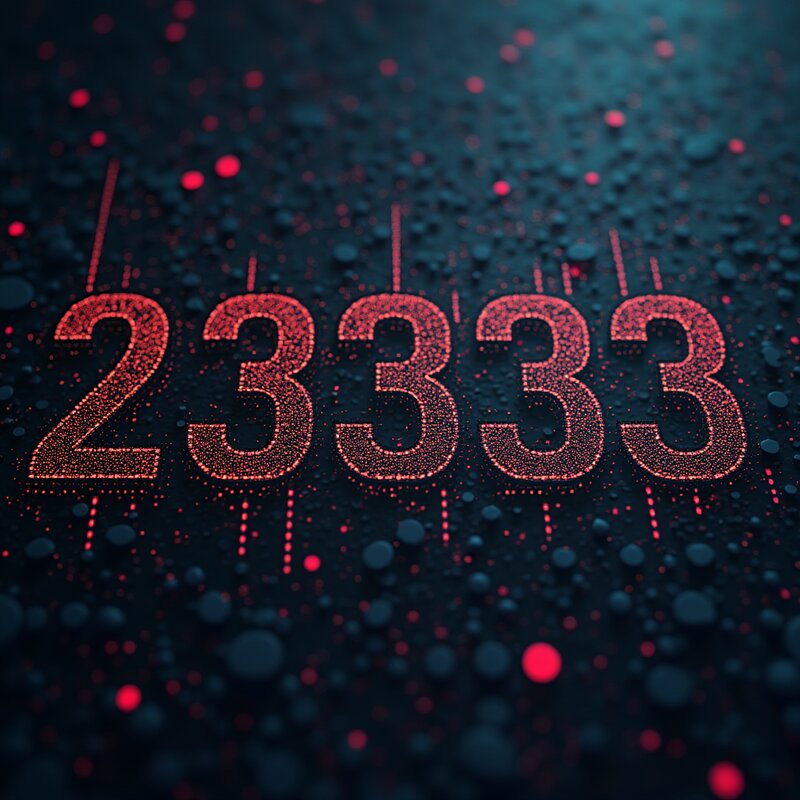 Número 23333 - Arte fotográfico