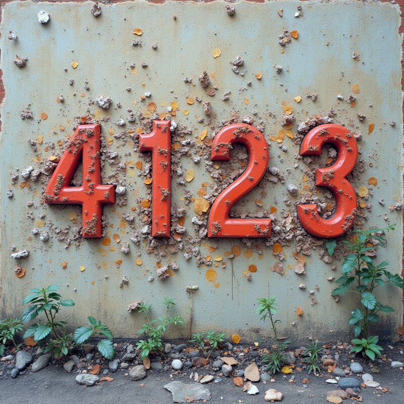 Number 4123 - Photo Art