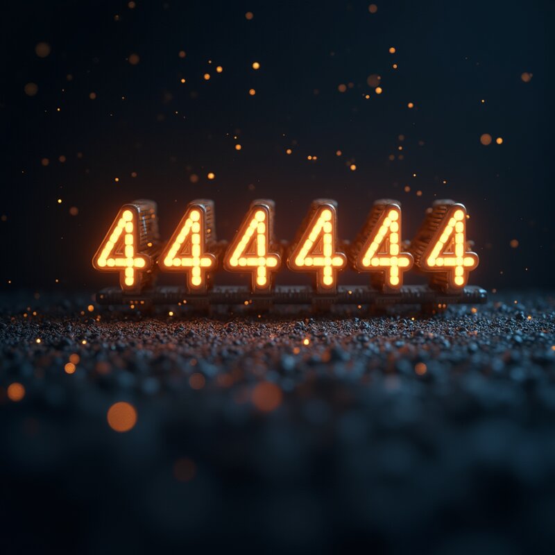 Number 444444 - Photo Art